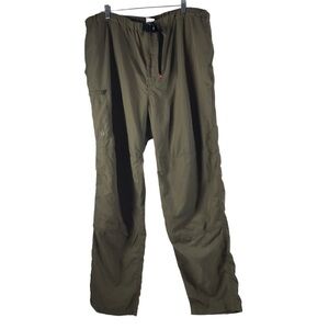 North Face Mens Lightweight Hiking Pants Large Nylon size XXL belted